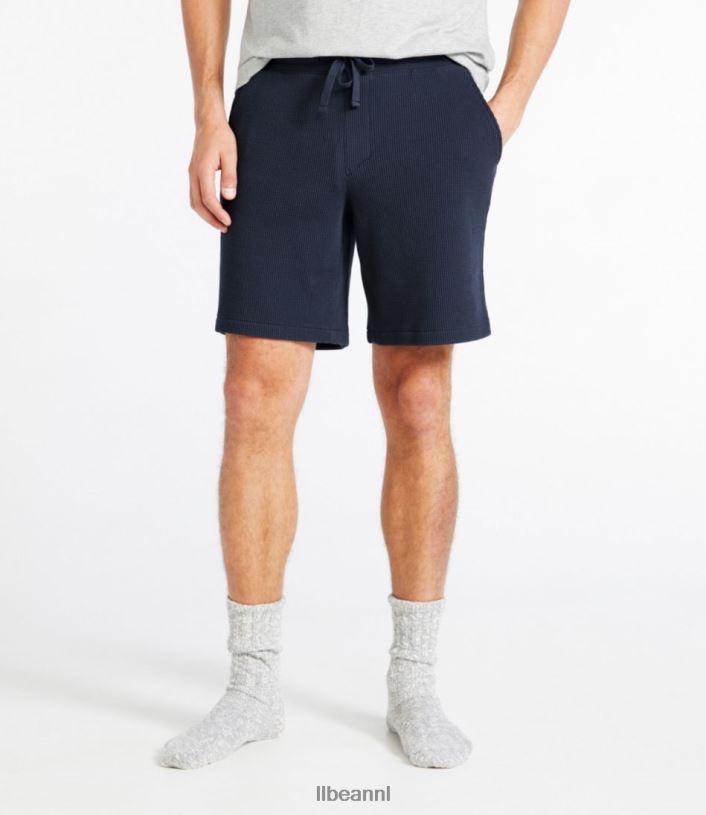 L.L.Bean Heren comfortabele wafelloungeshort diepe olijf kleding VT0646595