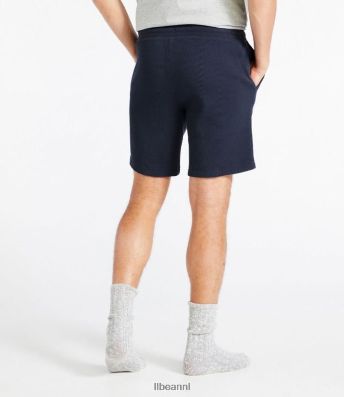 L.L.Bean Heren comfortabele wafelloungeshort diepe olijf kleding VT0646595