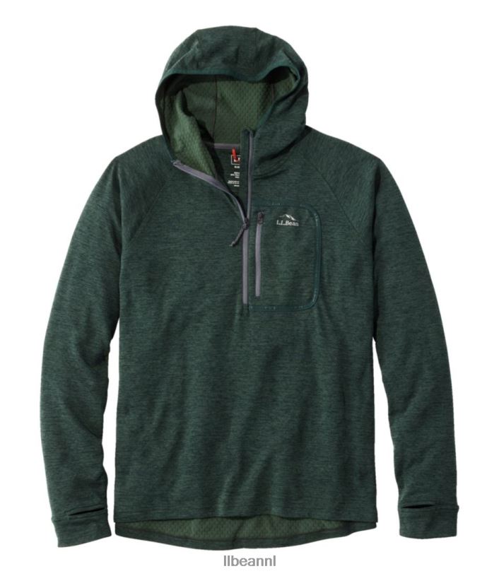 L.L.Bean Heren avonturenrasterfleece donkere Jager kleding VT064751