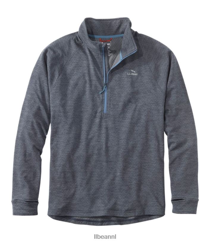 L.L.Bean Heren avonturenrasterfleece staalgrijs kleding VT0646688