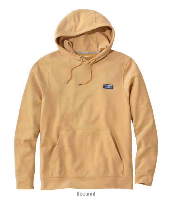L.L.Bean Heren comfortabele stretch piqué hoodie gerst kleding VT0643274