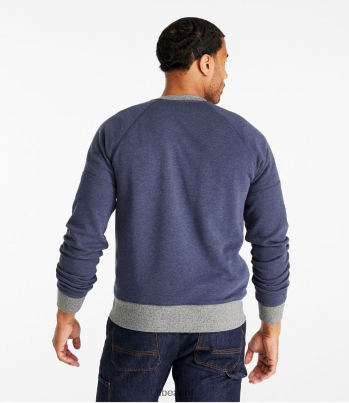 L.L.Bean Heren kenmerkend erfgoedsweatshirt indigo heide kleding VT064571