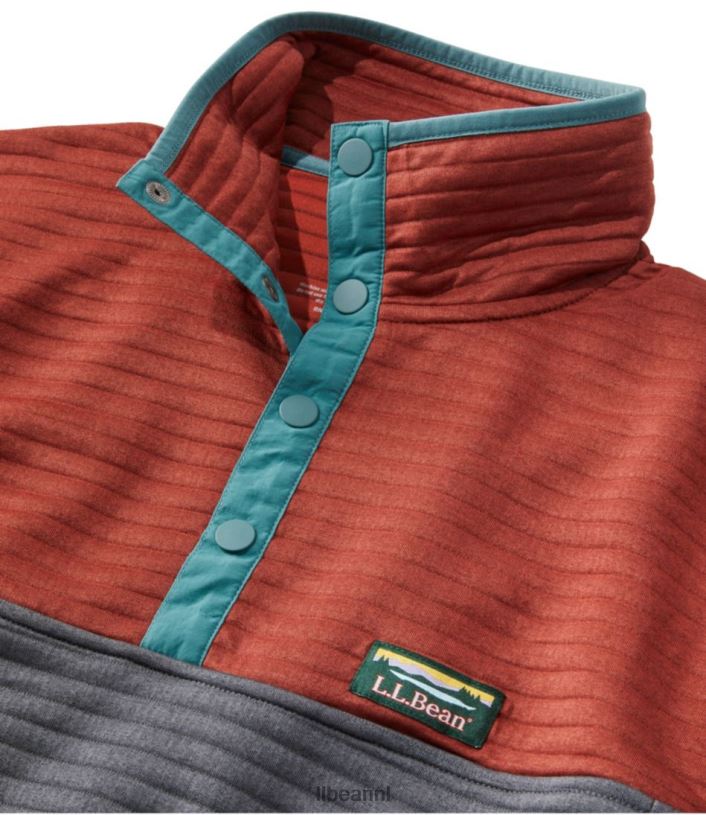 L.L.Bean Heren luchtlicht gebreide trui stormblauw/rangeley blauw kleding VT0643697