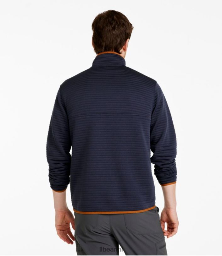 L.L.Bean Heren luchtlicht gebreide volledige ritssluiting legering grijs kleding VT0646466
