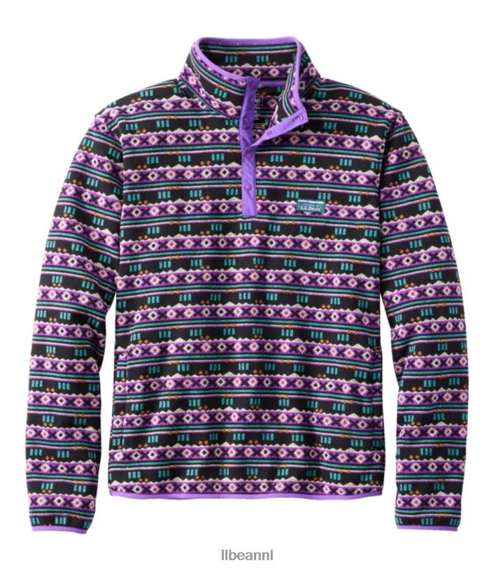 L.L.Bean Heren trui fleece trui zwarte bergklassieker kleding VT0647222