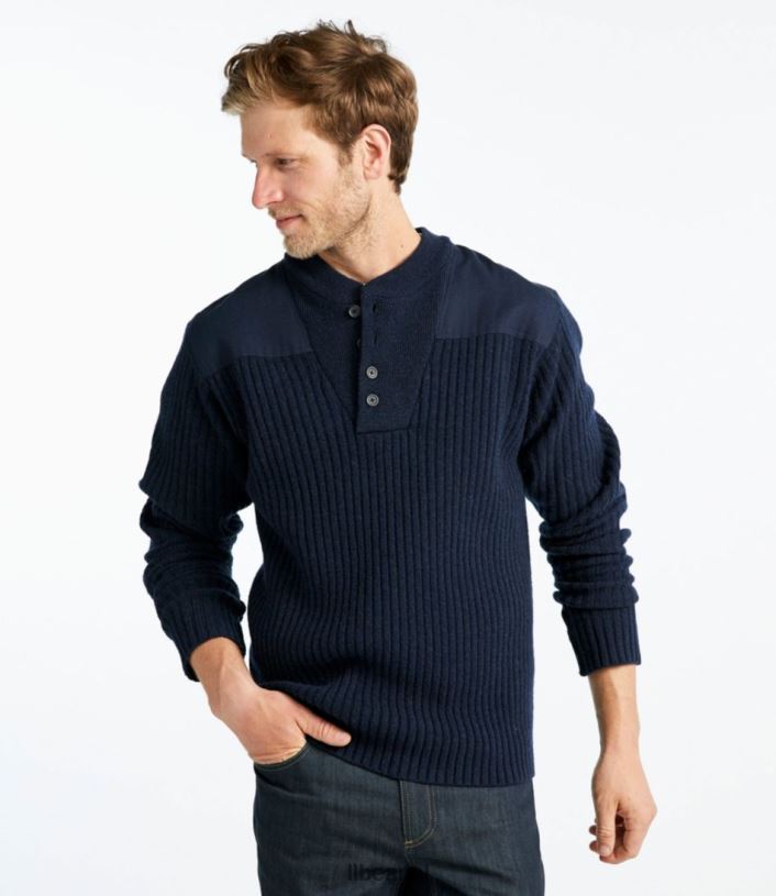 L.L.Bean Heren commando trui diepe bossen groene heide kleding VT0643865
