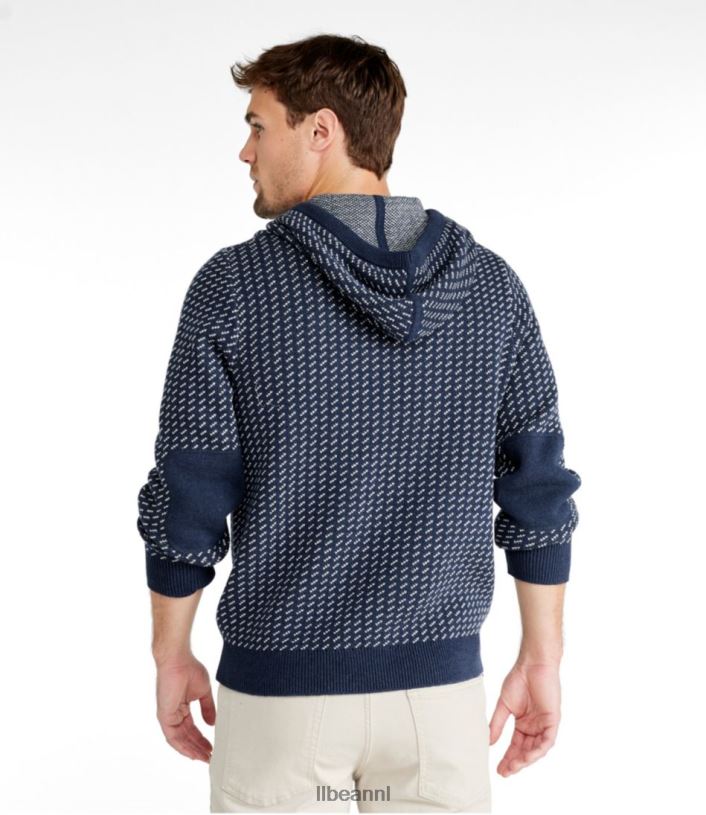 L.L.Bean Heren slechte zachte katoen/kasjmier trui dieprode buffelruit kleding VT064715