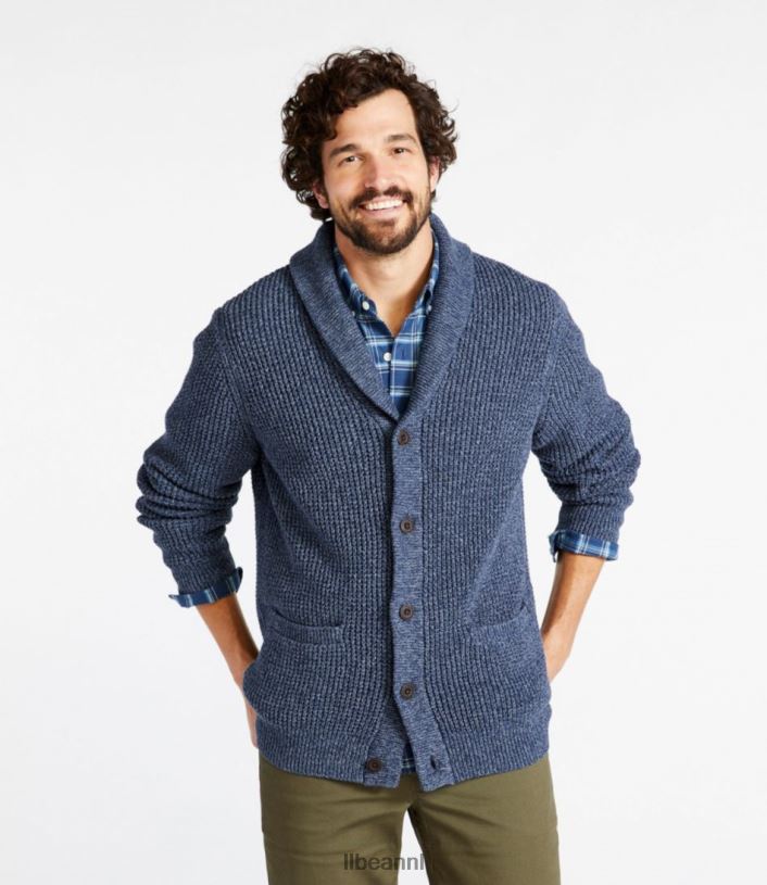 L.L.Bean Heren trui van biologisch katoen rode wijn kleding VT0645998