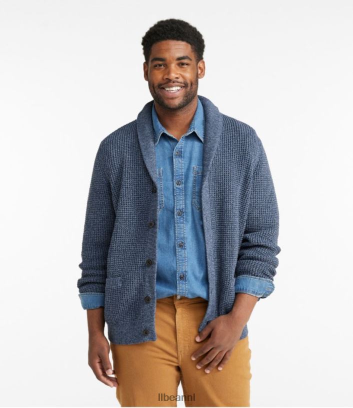 L.L.Bean Heren trui van biologisch katoen rode wijn kleding VT0645998