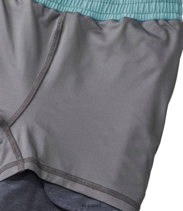 L.L.Bean Heren all-avontuurlijke zwemshorts legering grijs kleding VT0644864