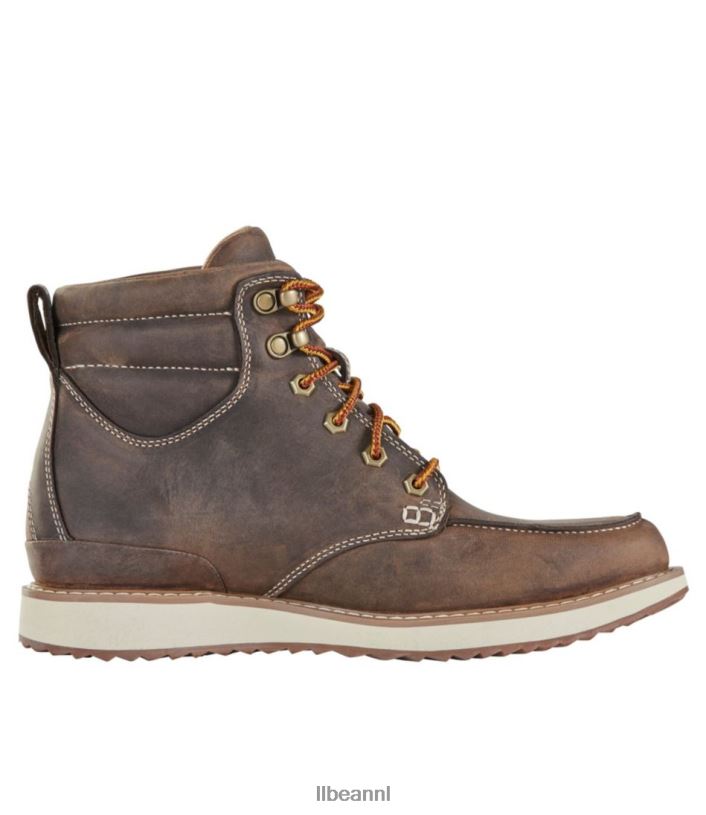 L.L.Bean Heren stonington laarzen donkere cacao schoenen VT0645197