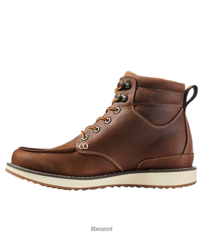 L.L.Bean Heren stonington laarzen donkere cacao schoenen VT0645197
