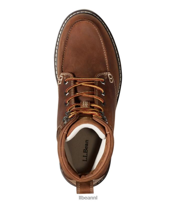 L.L.Bean Heren stonington laarzen donkere cacao schoenen VT0645197