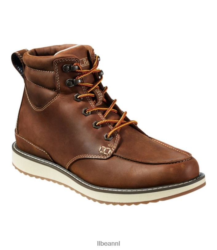 L.L.Bean Heren stonington laarzen donkere cacao schoenen VT0645197