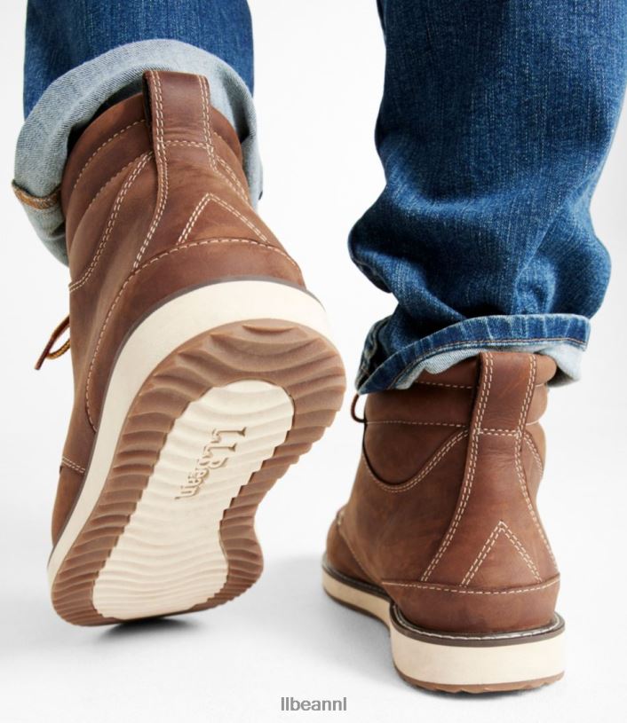 L.L.Bean Heren stonington laarzen donkere cacao schoenen VT0645197