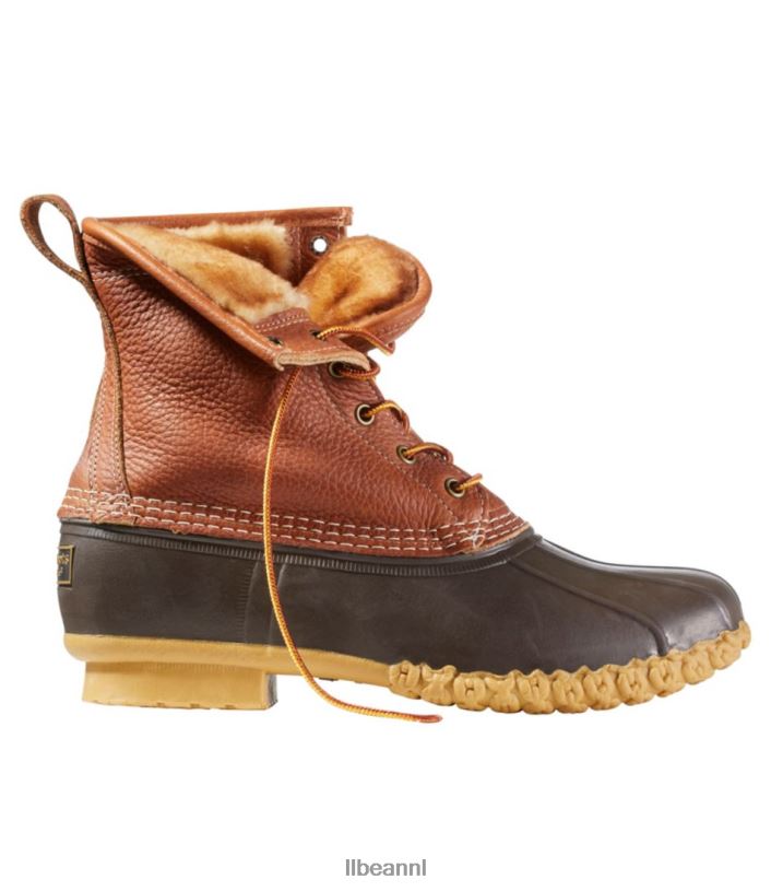 L.L.Bean Heren laarzen bruin/bruin/gom schoenen VT0641120