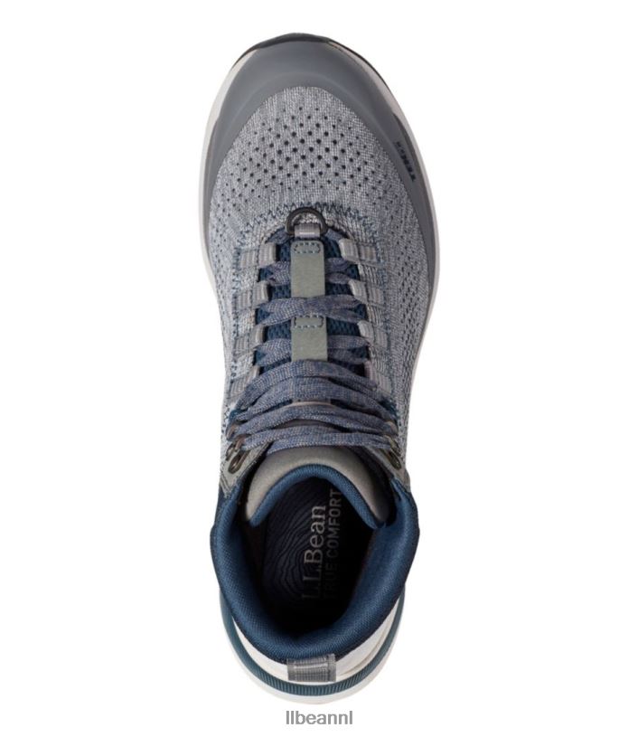 L.L.Bean Heren hoogte wandelschoenen tin/grafiet/diep admiraalblauw schoenen VT0641096
