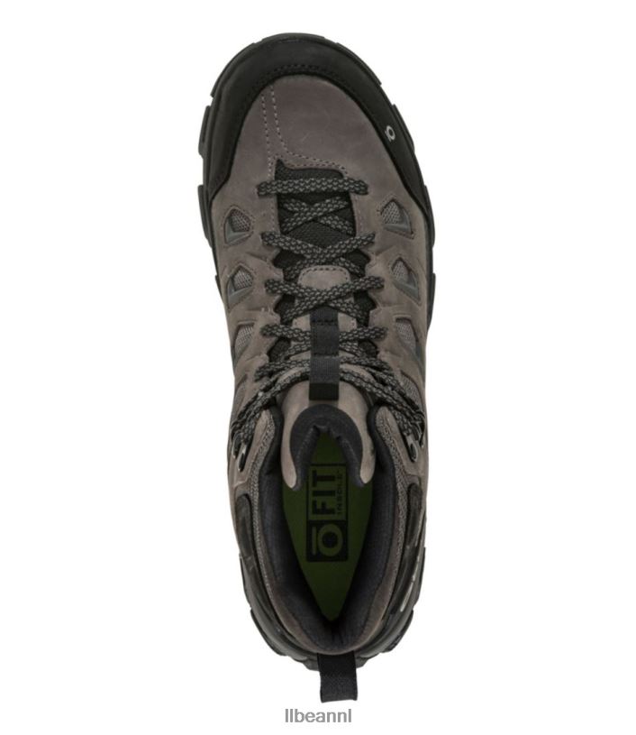 L.L.Bean Heren oboz zaagtand x b-dry wandelaars houtskool schoenen VT0641102