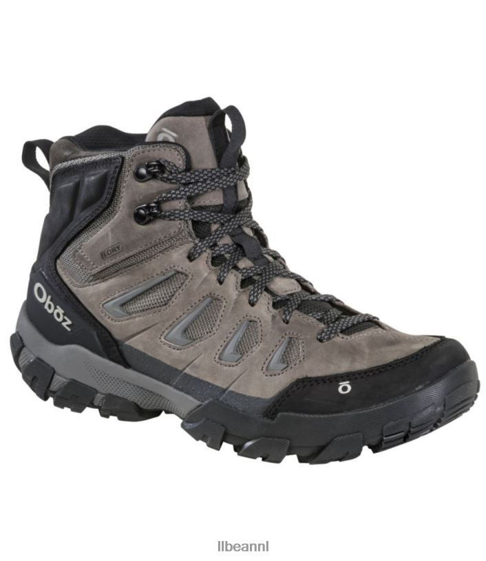 L.L.Bean Heren oboz zaagtand x b-dry wandelaars houtskool schoenen VT0641102