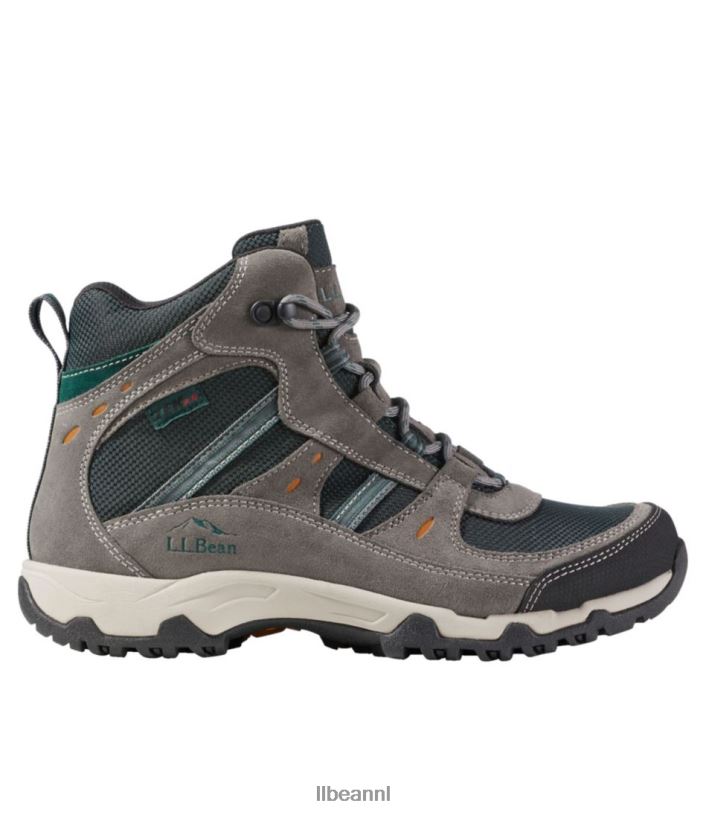 L.L.Bean Heren trailmodel 4 wandelschoenen asfalt/zwart bosgroen schoenen VT0643769