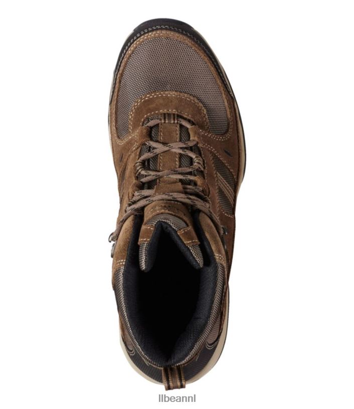 L.L.Bean Heren trailmodel 4 wandelschoenen asfalt/zwart bosgroen schoenen VT0643769
