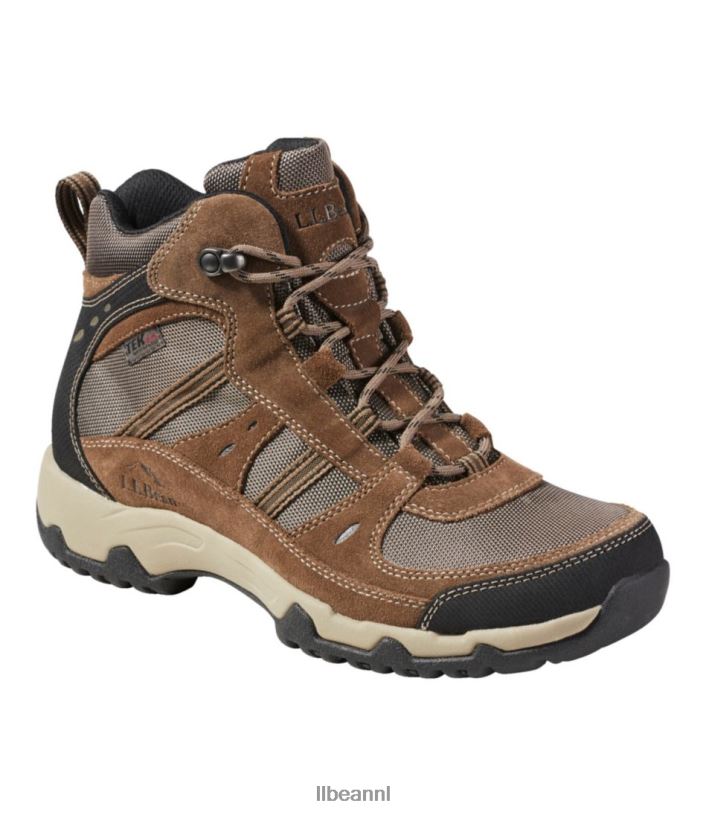 L.L.Bean Heren trailmodel 4 wandelschoenen asfalt/zwart bosgroen schoenen VT0643769