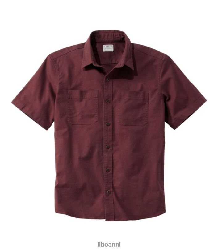 L.L.Bean Heren Beanflex-twill overhemd bes kleding VT0646493