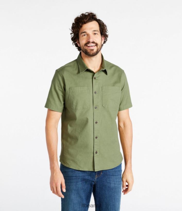 L.L.Bean Heren Beanflex-twill overhemd bes kleding VT0646493