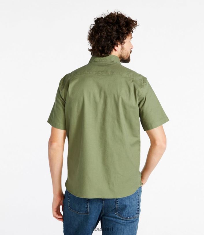 L.L.Bean Heren Beanflex-twill overhemd bes kleding VT0646493