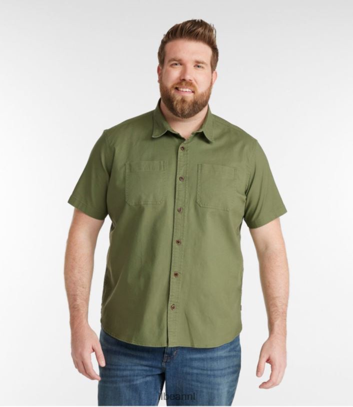 L.L.Bean Heren Beanflex-twill overhemd bes kleding VT0646493