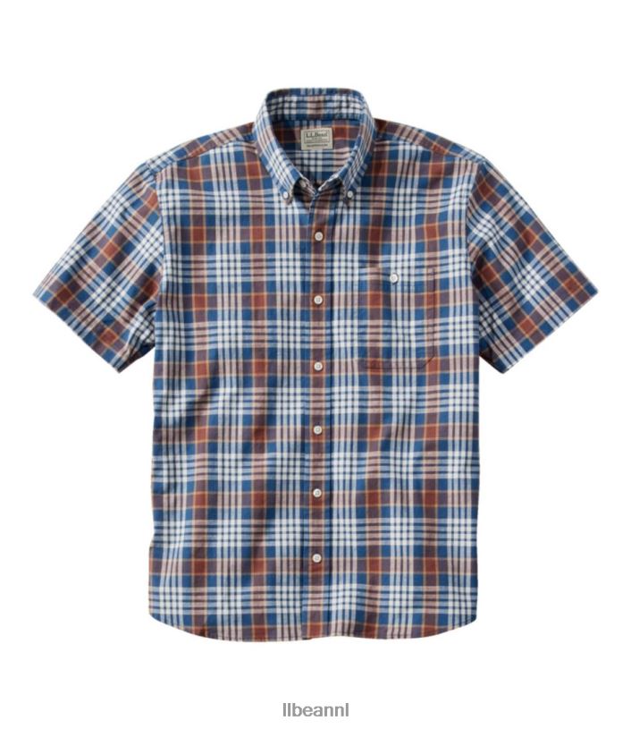 L.L.Bean Heren Comfort stretch chambray overhemd heldere zeeman kleding VT0646640