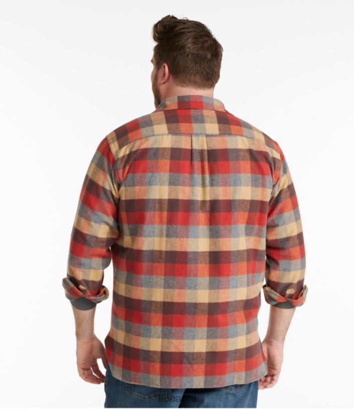 L.L.Bean Heren gemzen overhemd bos schaduw kleding VT064448