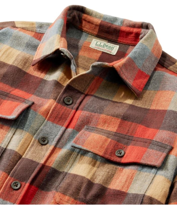 L.L.Bean Heren gemzen overhemd bos schaduw kleding VT064448