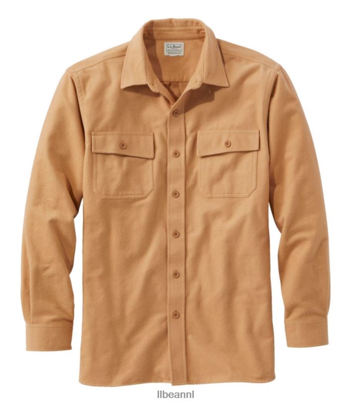 L.L.Bean Heren gemzen overhemd gerst kleding VT0643256