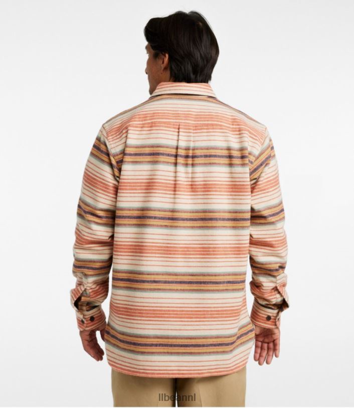 L.L.Bean Heren gemzen overhemd gerst multi kleding VT0643556