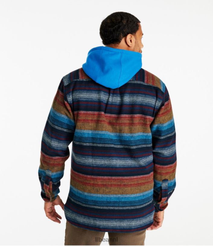 L.L.Bean Heren gemzen overhemd gerst multi kleding VT0643556