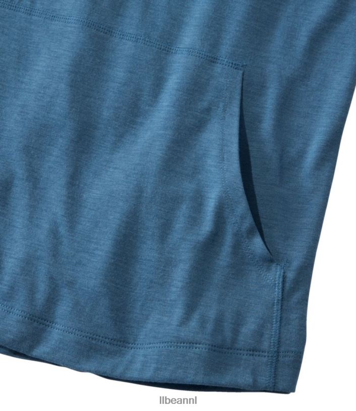 L.L.Bean Heren Tropicalwear comfortabele hoodie bleek turkoois kleding VT0641285