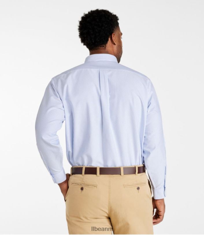 L.L.Bean Heren kreukvrij klassiek Oxford-overhemd arctisch blauw kleding VT0643511