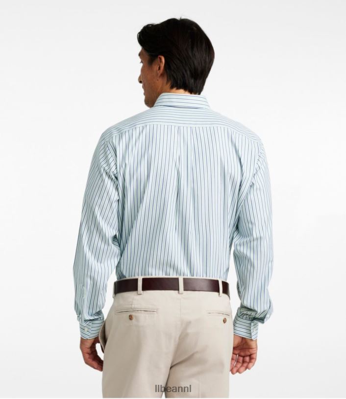 L.L.Bean Heren kreukvrij overhemd van Oxford-stof arctisch paars kleding VT064706