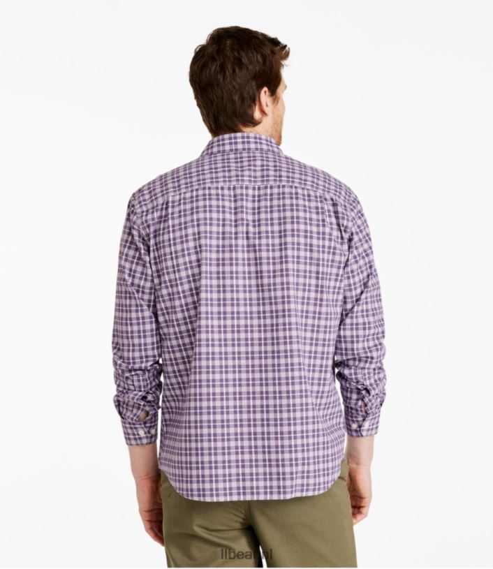 L.L.Bean Heren kreukvrij ultrazacht geborsteld katoenen overhemd guldenroede kleding VT0647180