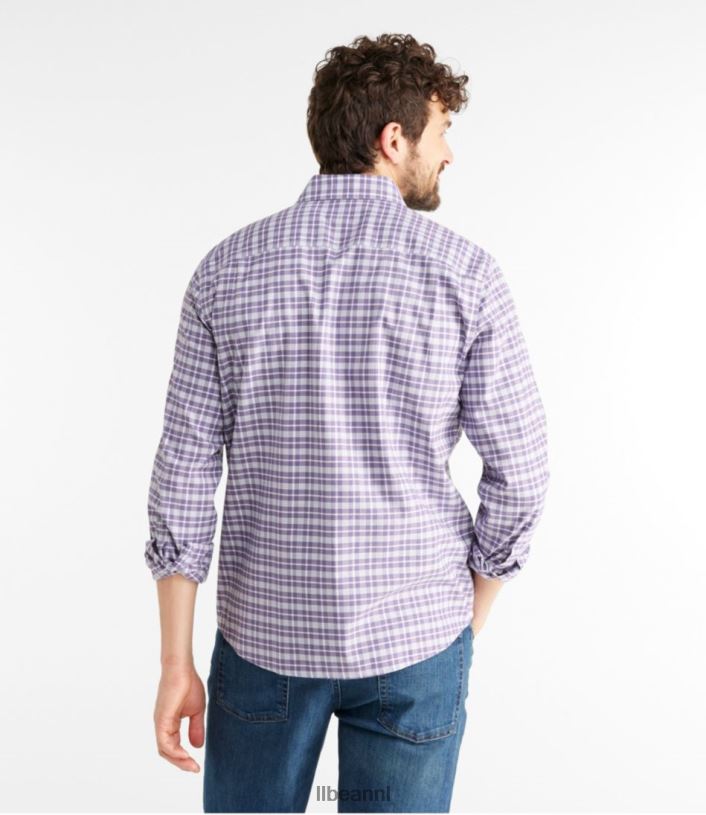 L.L.Bean Heren kreukvrij ultrazacht geborsteld katoenen overhemd zachte sparren kleding VT064295