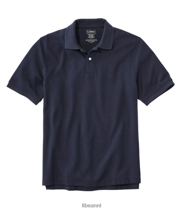 L.L.Bean x Double L Heren premium poloband klassieke marine kleding VT06422