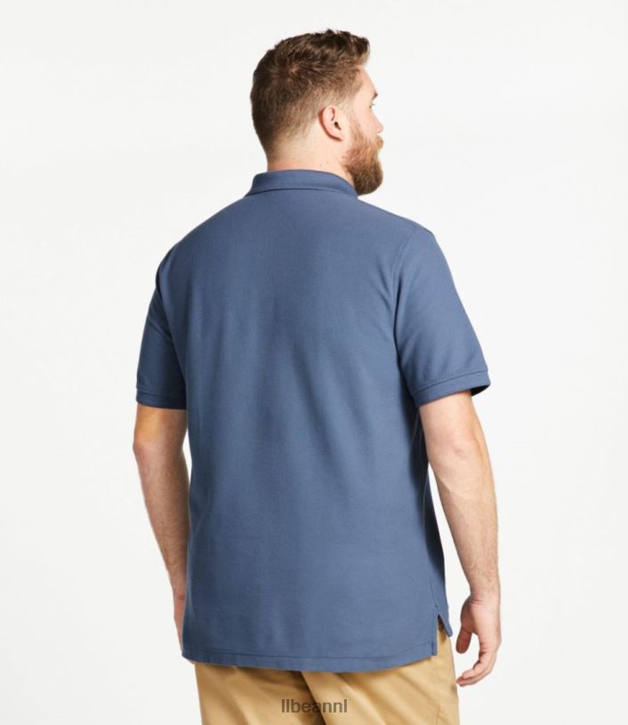L.L.Bean x Double L Heren premium poloband klassieke marine kleding VT06422