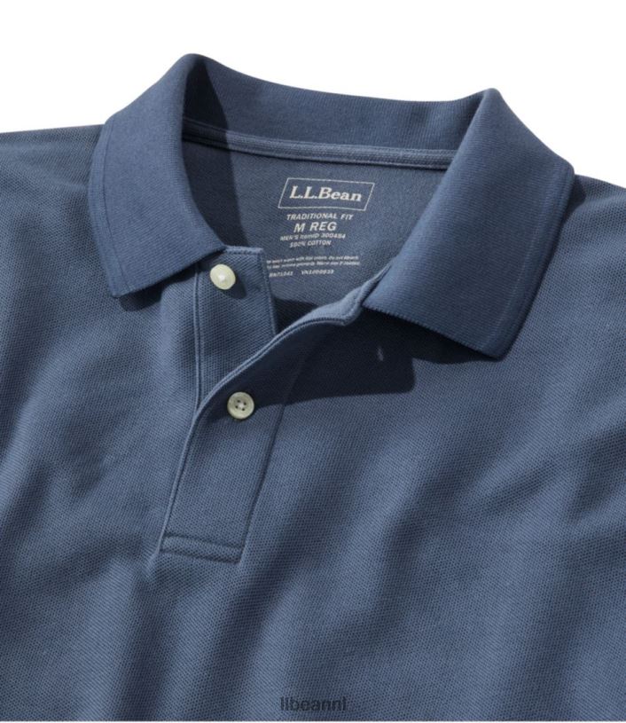L.L.Bean x Double L Heren premium poloband klassieke marine kleding VT06422