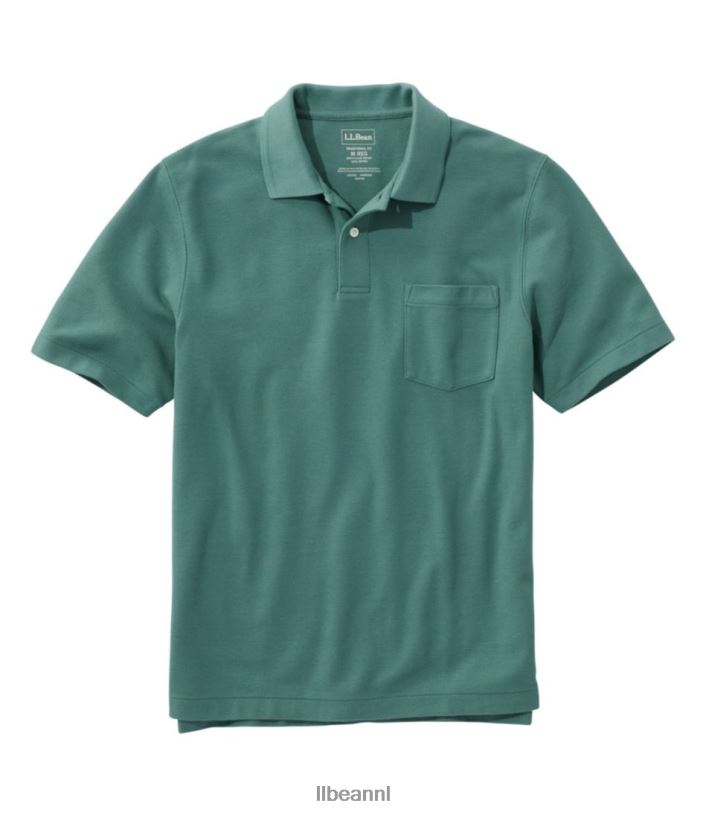 L.L.Bean x Double L Heren premium poloshirt jeneverbes kleding VT0644636