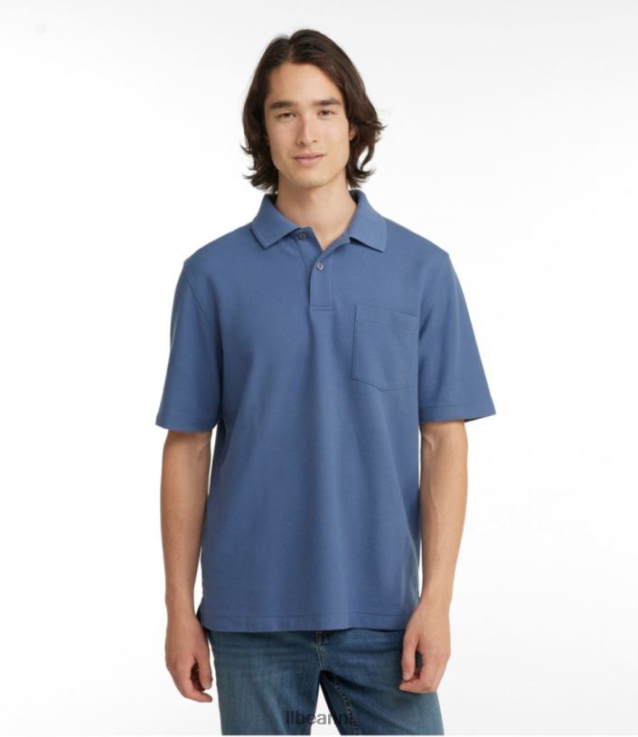 L.L.Bean x Double L Heren premium poloshirt wit kleding VT0647288