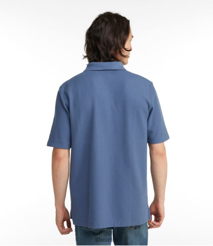 L.L.Bean x Double L Heren premium poloshirt wit kleding VT0647288