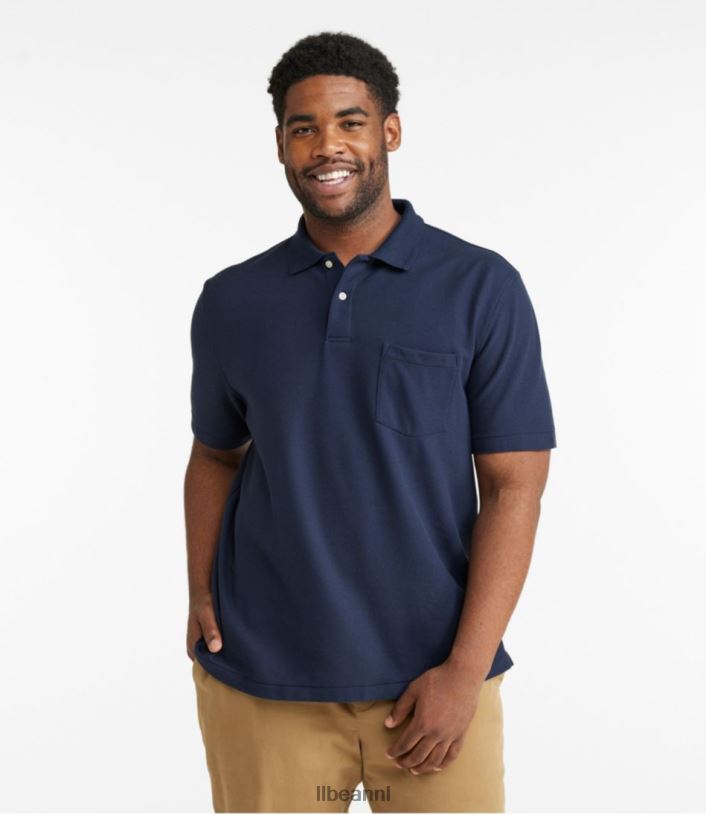 L.L.Bean x Double L Heren premium poloshirt wit kleding VT0647288