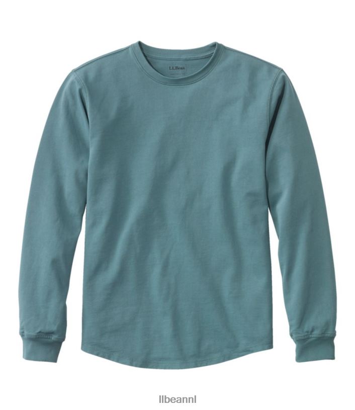 L.L.Bean Heren Beanbuilt katoenen T-shirt zachte sparren kleding VT064151