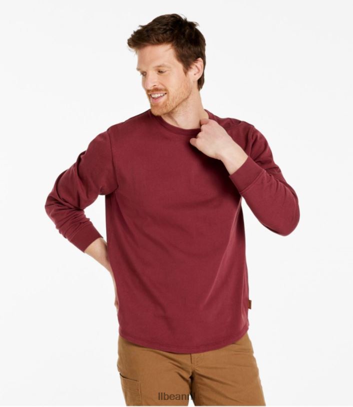 L.L.Bean Heren Beanbuilt katoenen T-shirt zachte sparren kleding VT064151